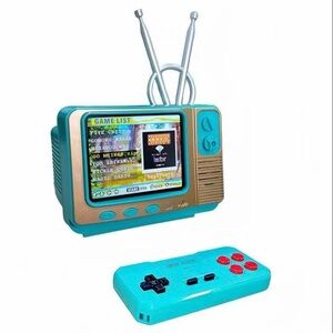 Adidas Retro Console - Teal and Gold